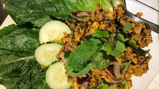Vegan Larb (Lettuce Wraps)