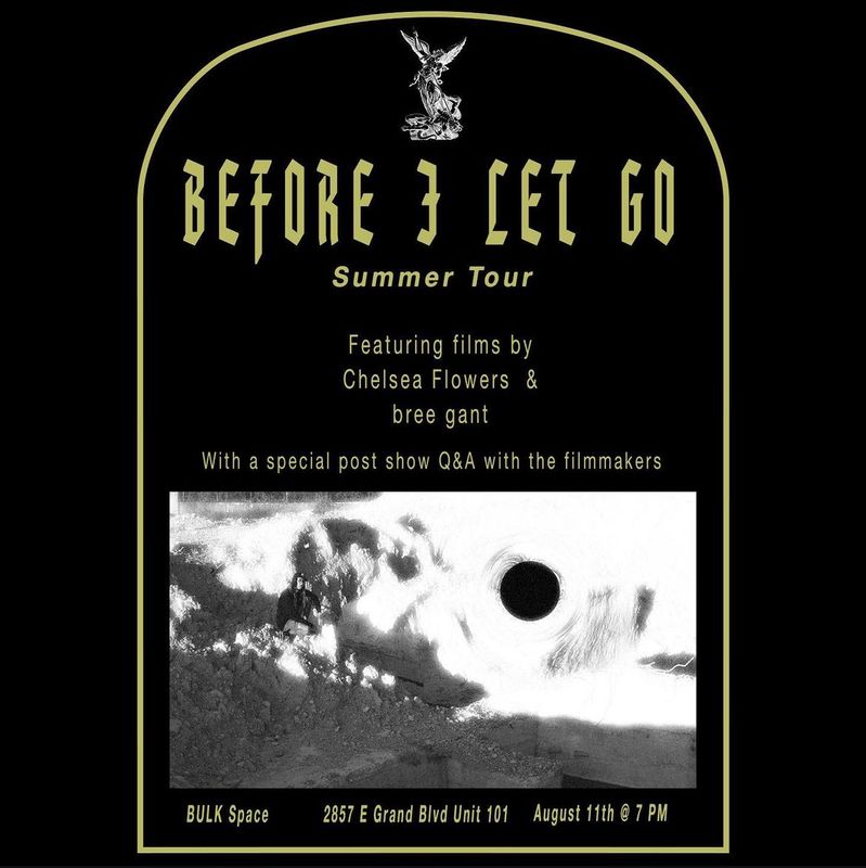 a poster for a summer tour featuring films by chelsea flowers and bree gant