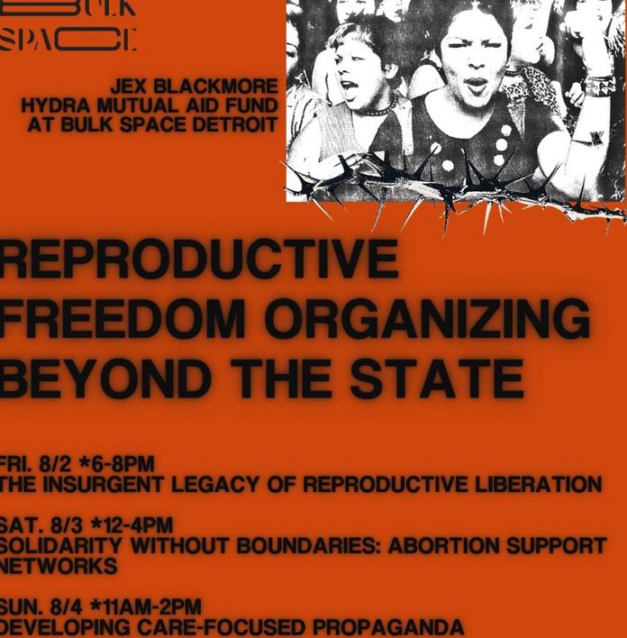 a poster for reproductive freedom organizing beyond the state