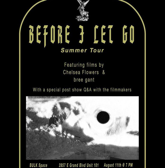 a poster for a summer tour featuring films by chelsea flowers and bree gant