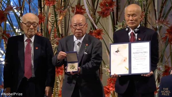 NH #703: Nobel Peace Prize to Japanese A-Bomb Survivors + SPECIAL: Outrider Nuclear Reporting Summit w/Beatrice Fihn, Dawn Chapman, More!