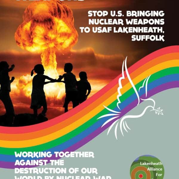 NH #719: US Nukes in England?!? 10-Day Lakenheath Peace Camp Opposes US Nuclear Weapons on UK RAF Base - Angie Zelter