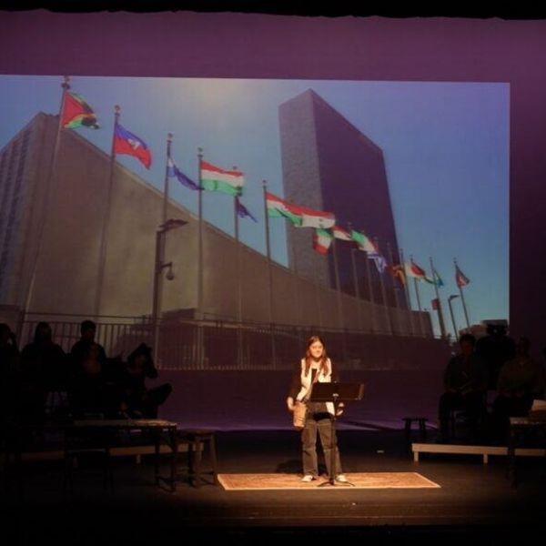 NH #743: SPECIAL! Libbe's play ATOMIC BILL AND THE PAYMENT DUE a Smash at the Wilmington College Peace Resource Center