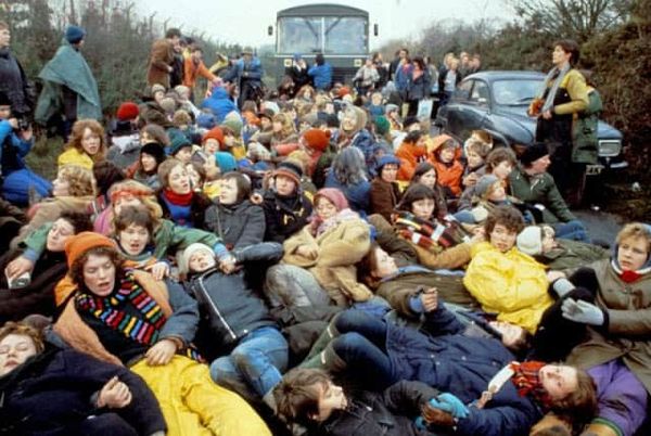 NH #719:  US Nukes in England?!?  10-Day Lakenheath Peace Camp Opposes US Nuclear Weapons on UK RAF Base - Angie Zelter