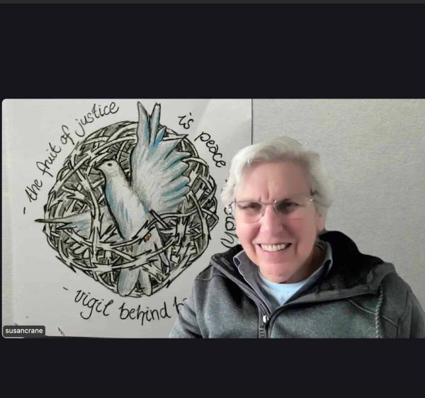 NH #711:  Plowshares Peace Activist Susan Crane Out of German Prison + Libbe's Nuclear Play ATOMIC BILL Heads for Production!