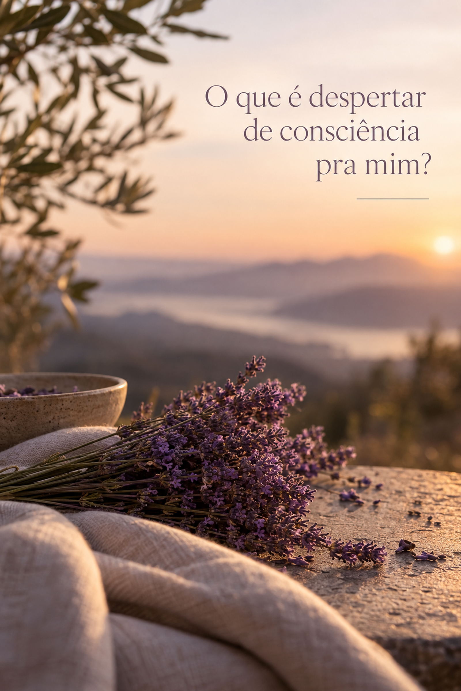 O que é despertar de consciência pra mim?