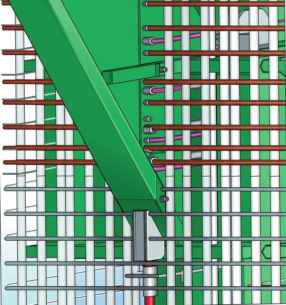 Détaillage d'ancrages au béton et d'armature