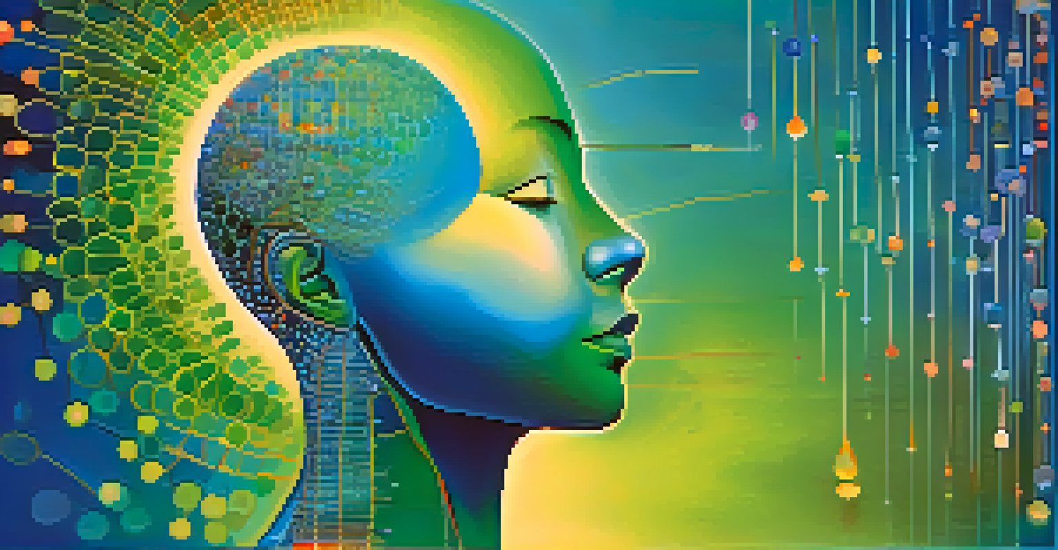 An artistic representation of a human silhouette with highlighted acupuncture points against a gradient background, symbolizing balance and healing.