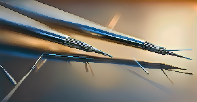 Close-up view of acupuncture needles on a human hand, showcasing the texture of the skin and the needles' metallic shine.