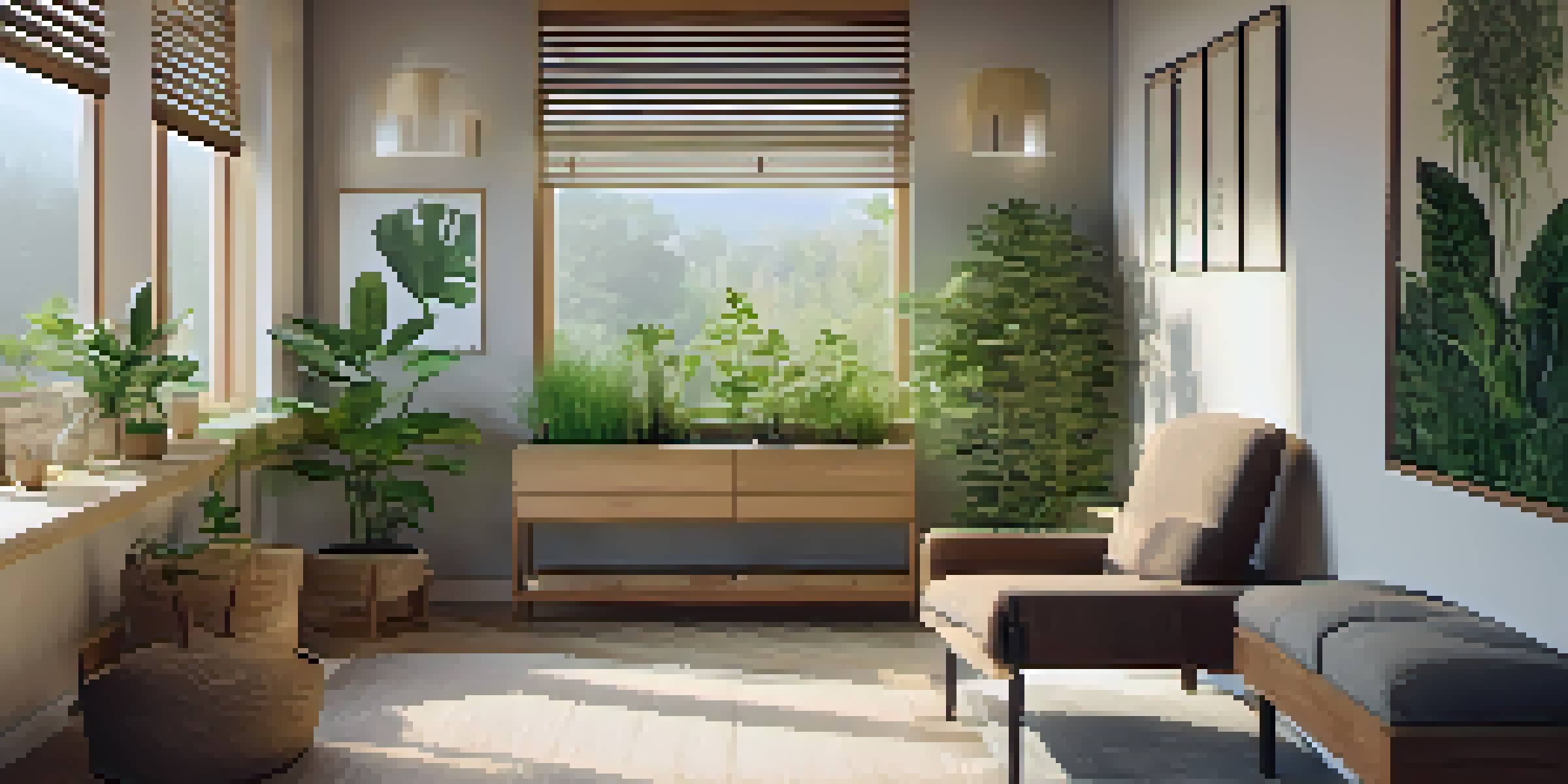 A naturopathic consultation room with natural light, plants, and a practitioner discussing a health plan with a patient.