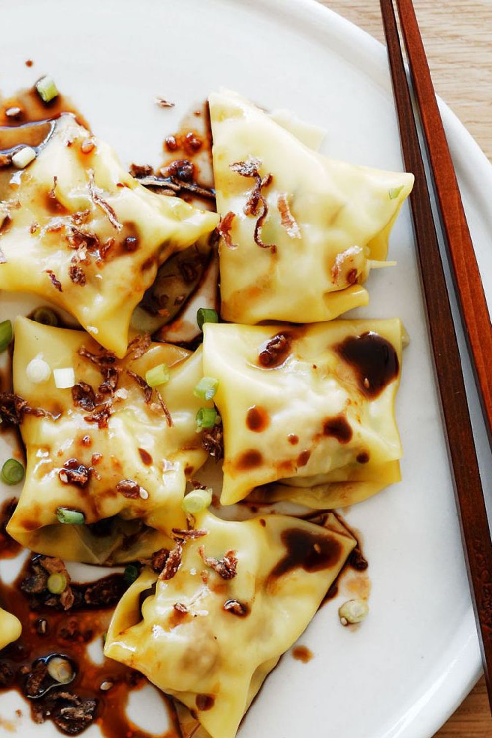 Prawn, Pork and Shiitake Wontons