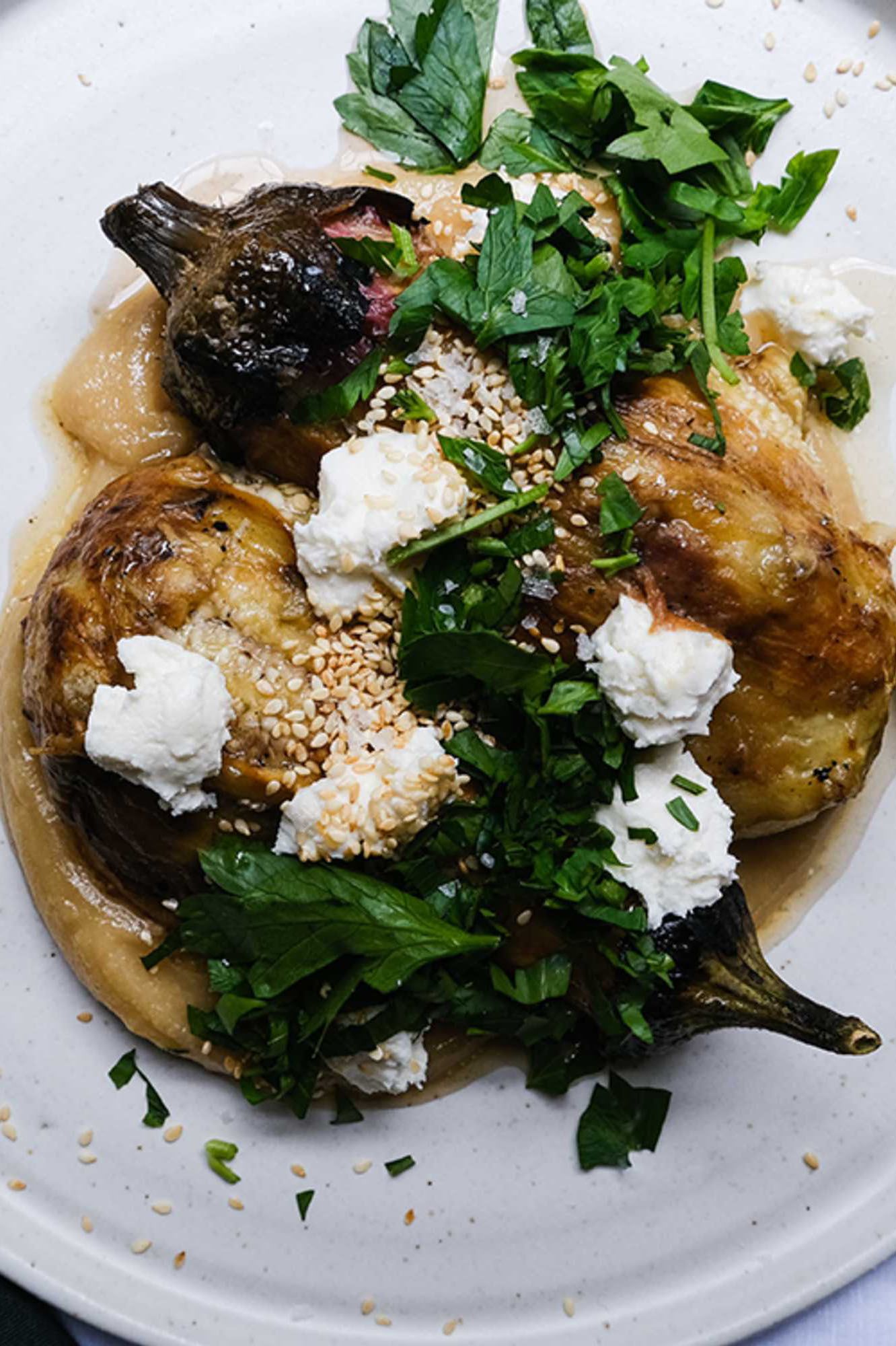 Smoky Eggplant with Tahini