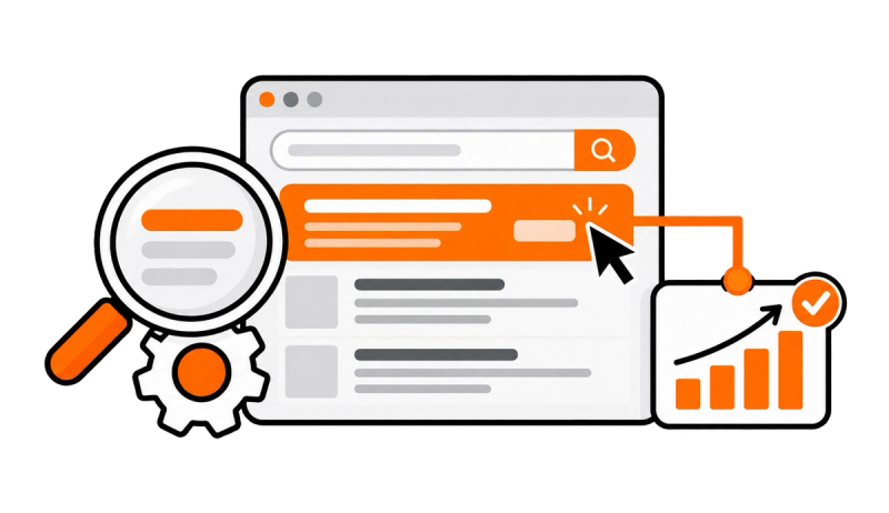 Search advertising setup, keyword review and conversion tracking.