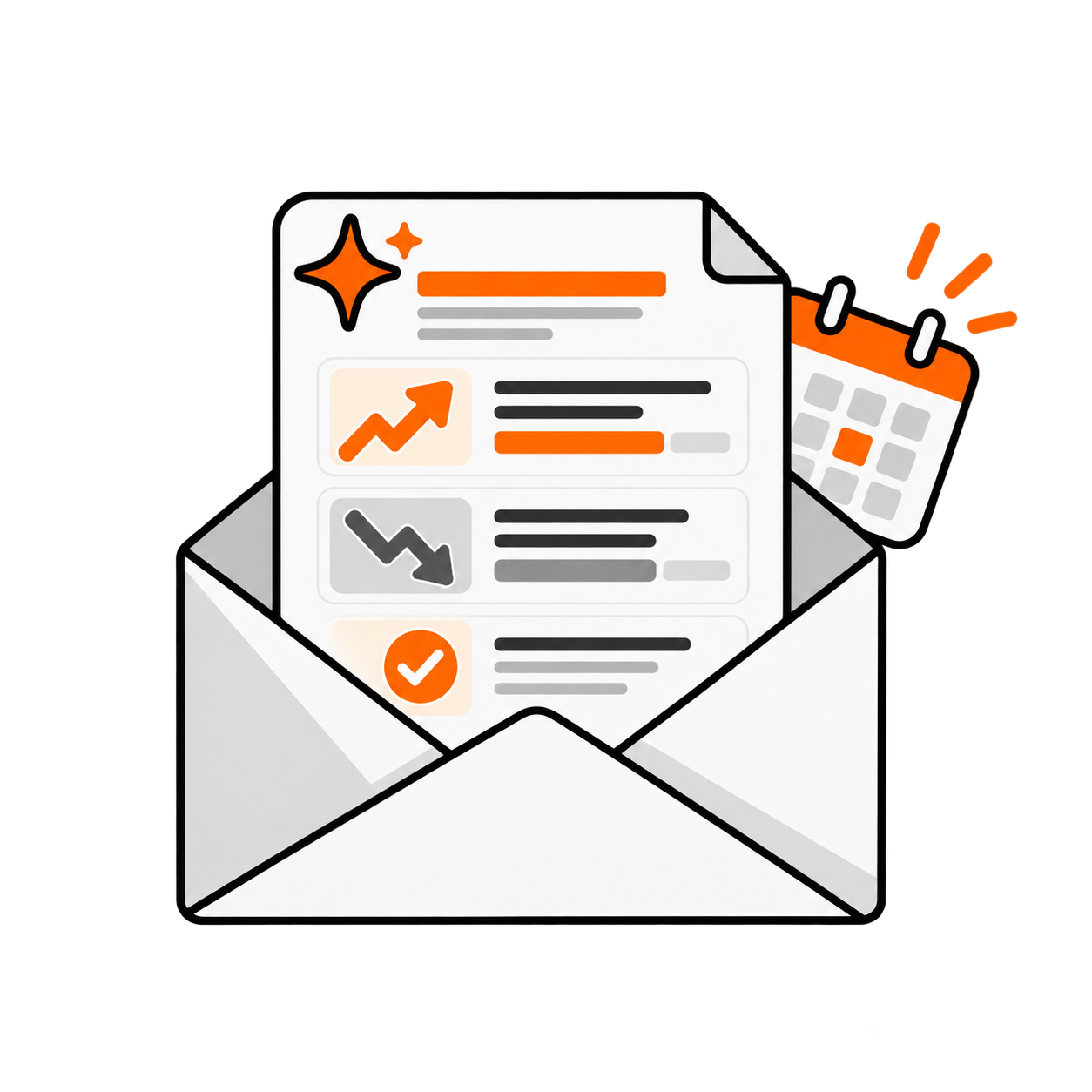A weekly emailed briefing highlights successes, underperformance and next steps.