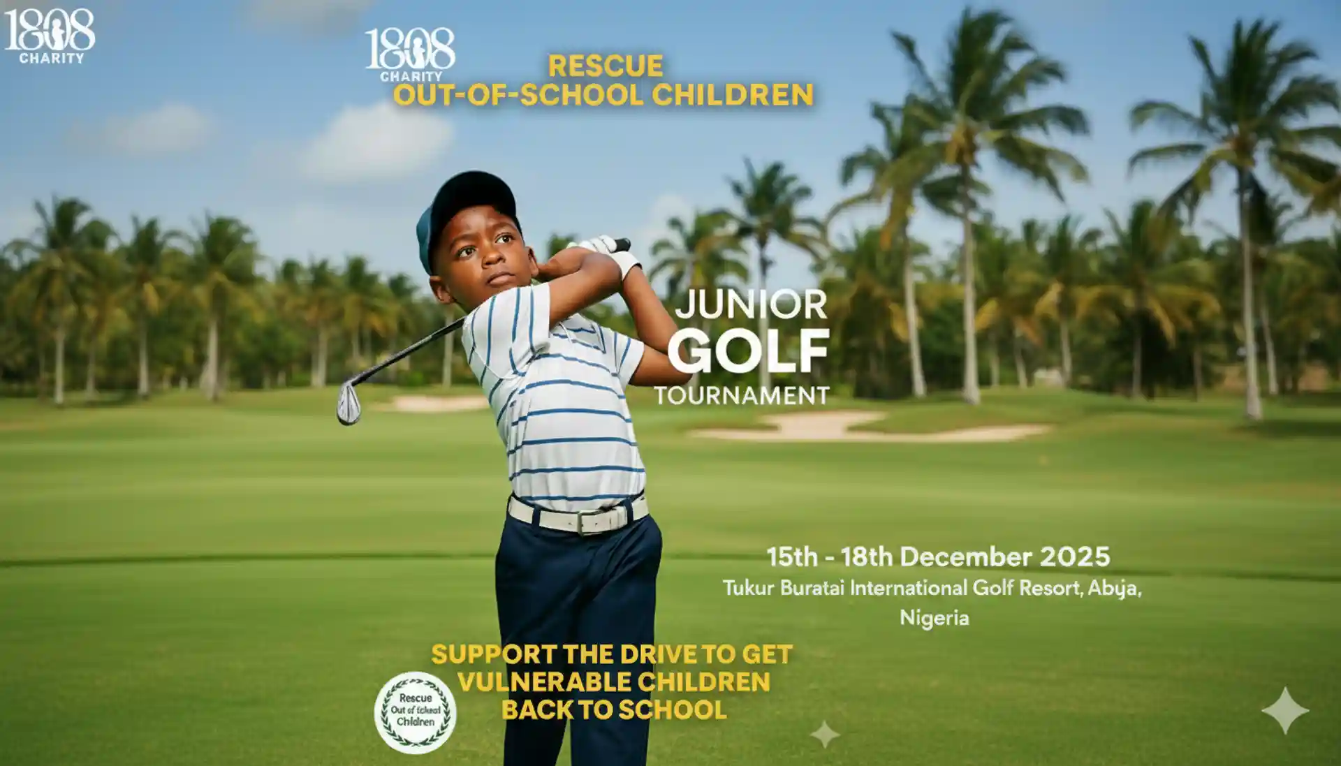 Junior Golf Tournament - Recuse Out of School Children