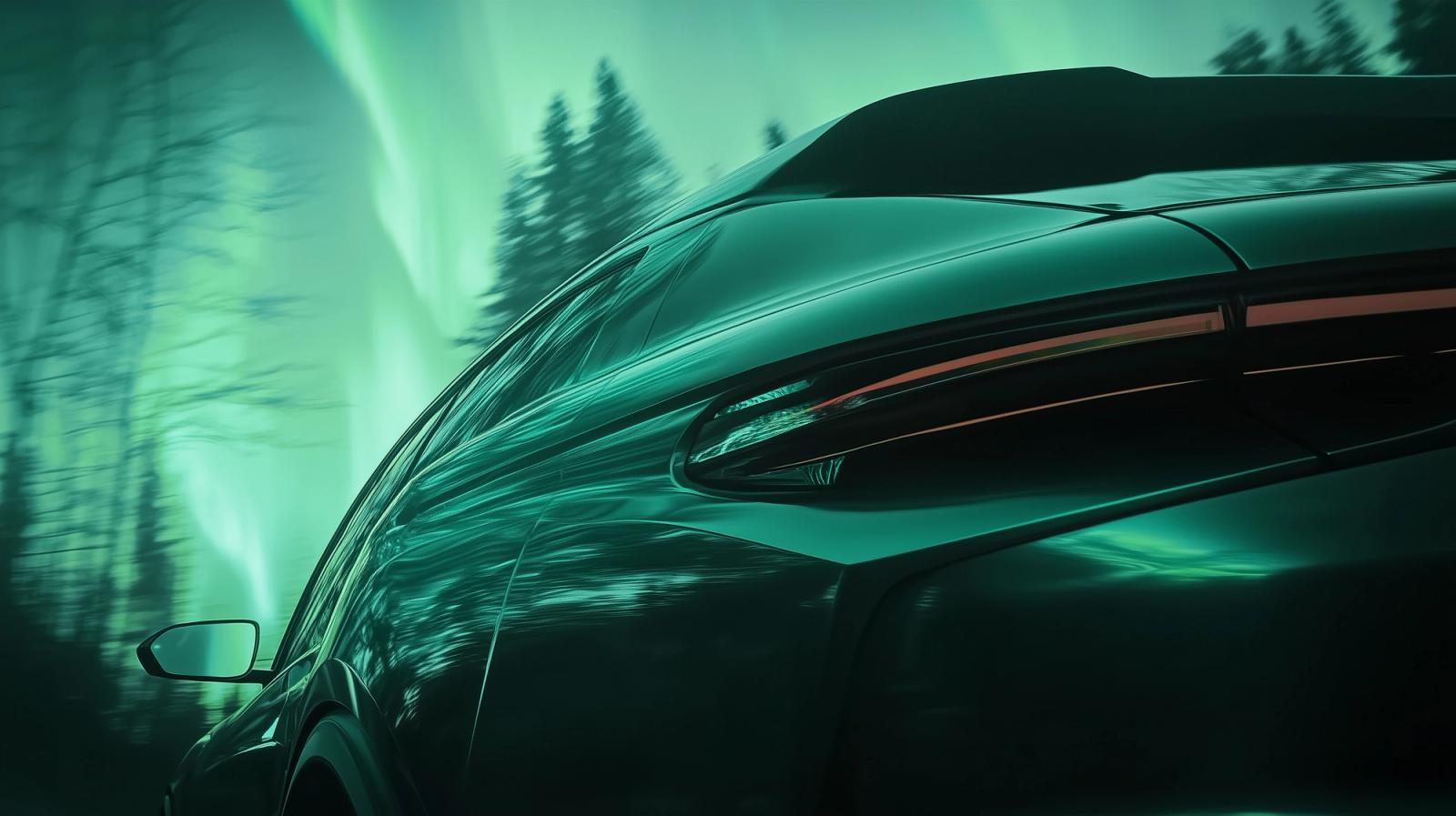 Image may contain: screenshot, automotive and green