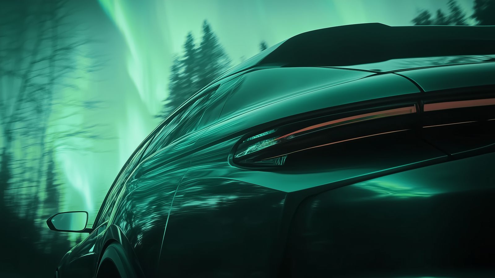 Image may contain: screenshot, automotive and green