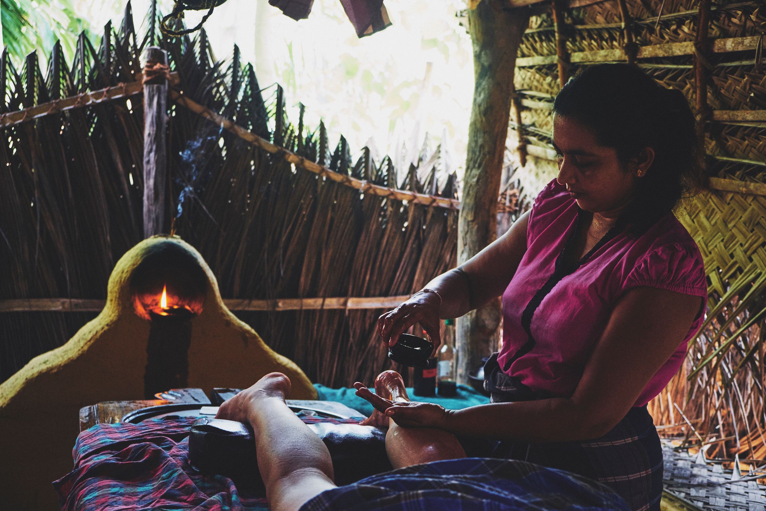 Ayurveda Abhyanga oil at Ulpotha