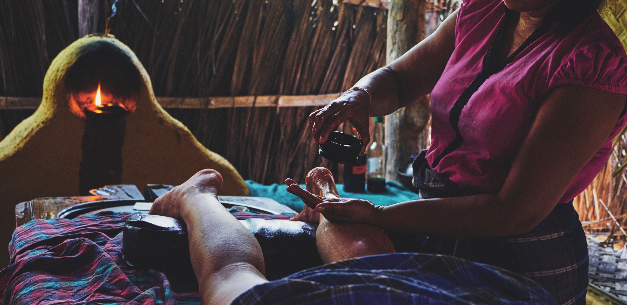 Ayurveda Abhyanga oil at Ulpotha