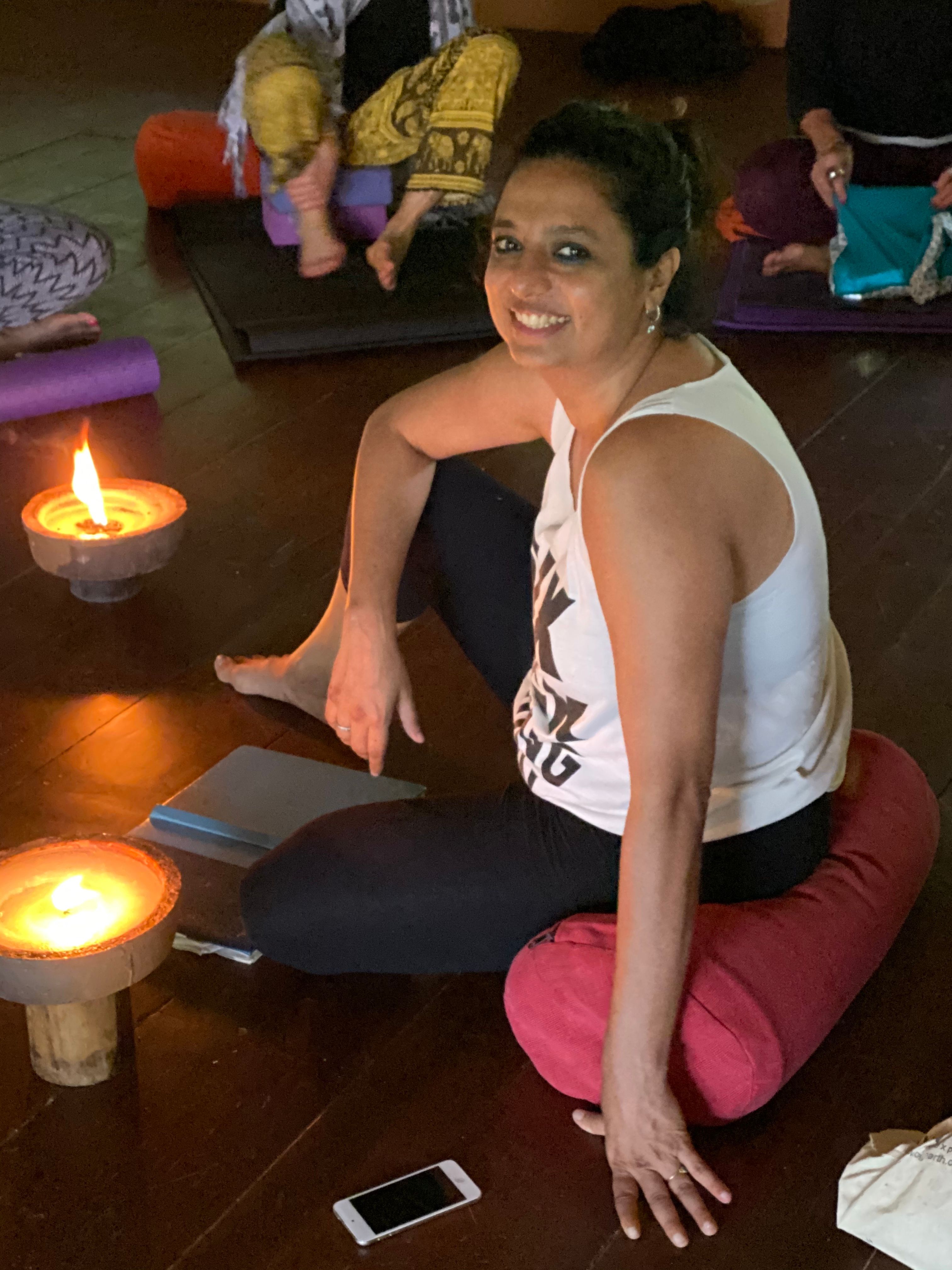 Samanta Duggal at Ulpotha Yoga Retreat