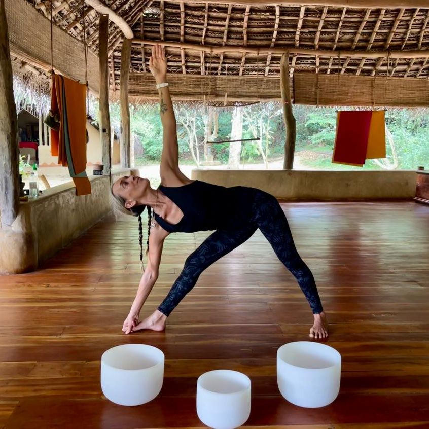 Florentina Lam Clark at Ulpotha Yoga Retreat