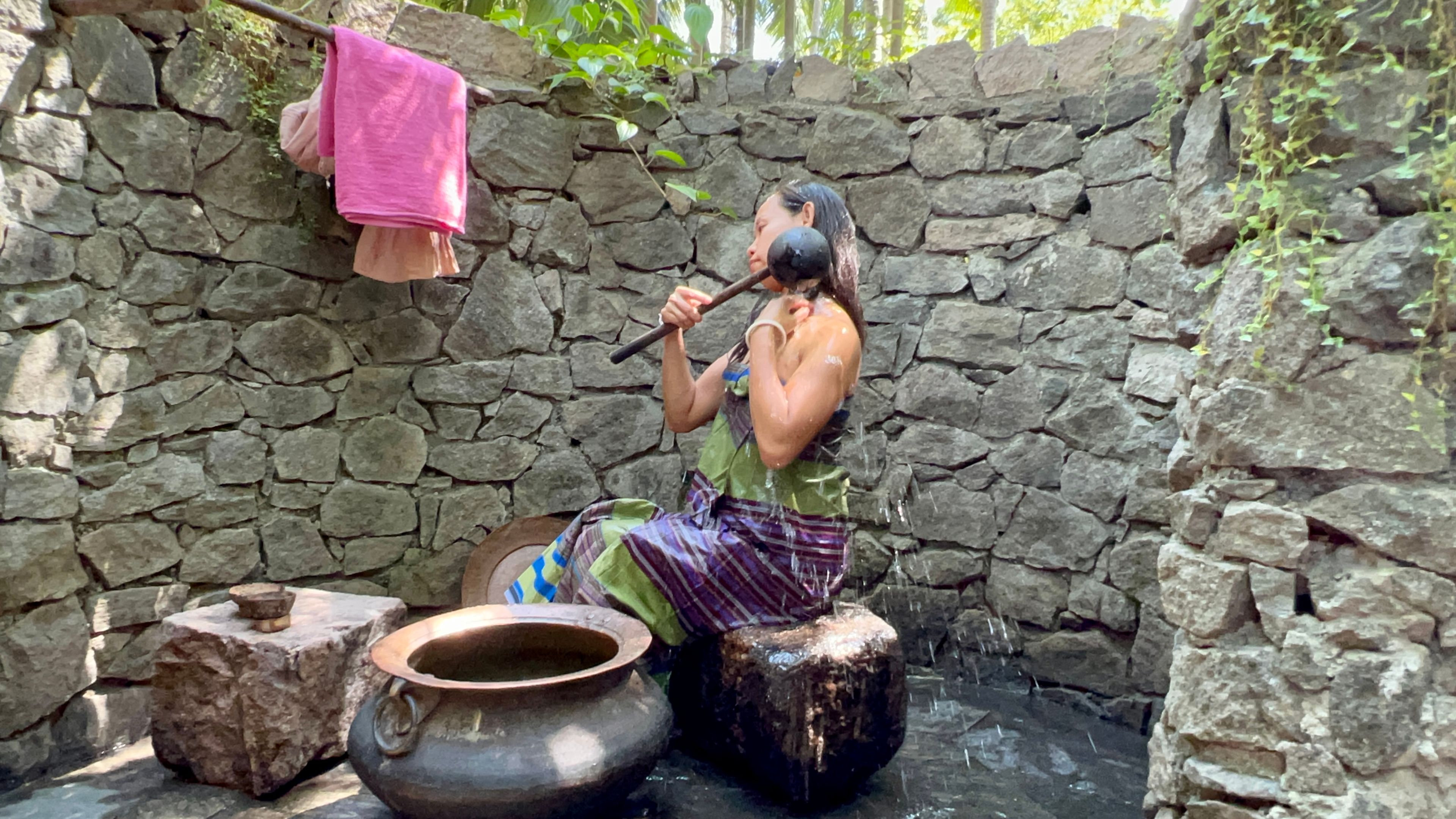 Hot Ayurvedic Shower