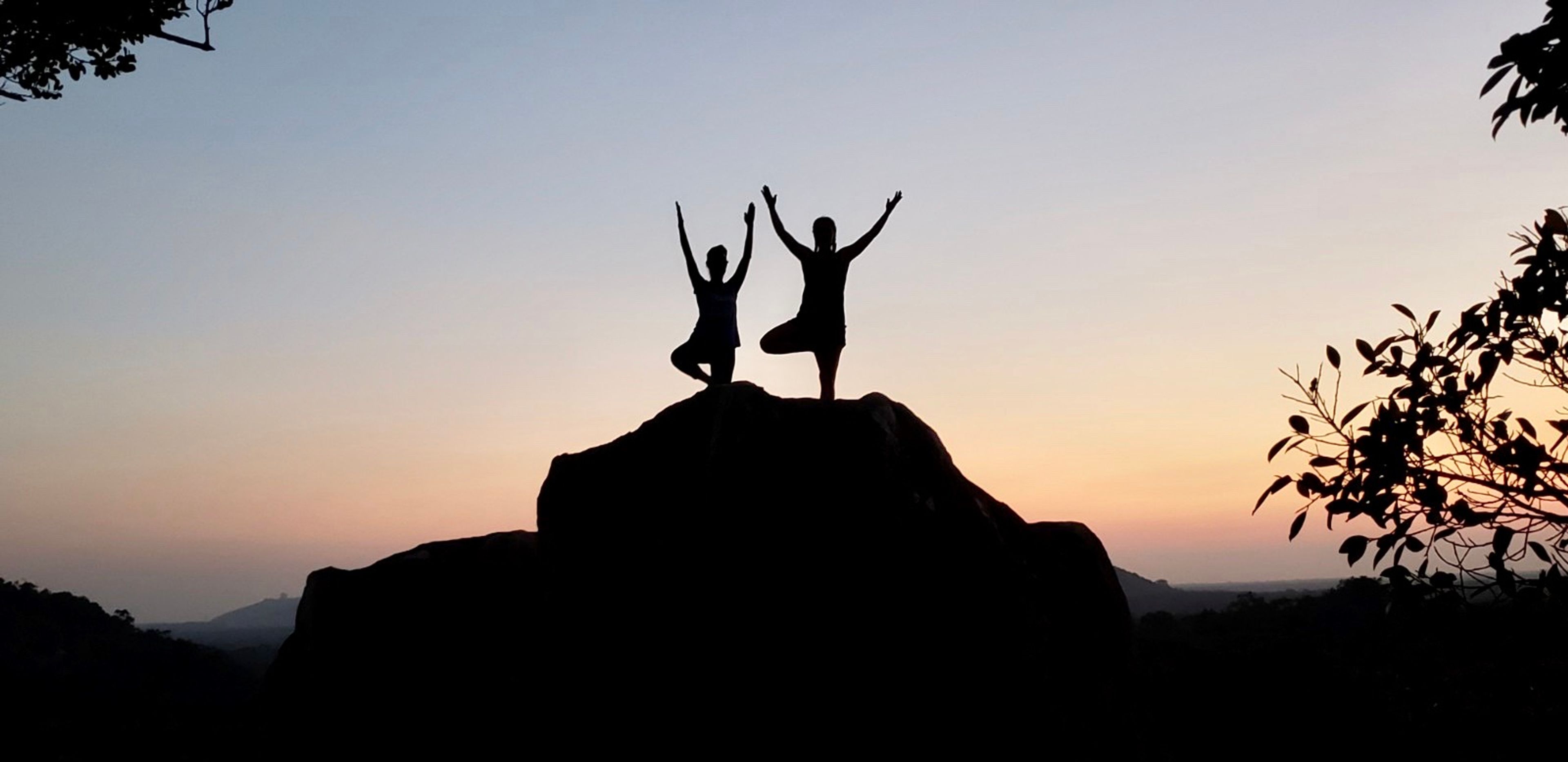 Sunset yoga at Ulpotha