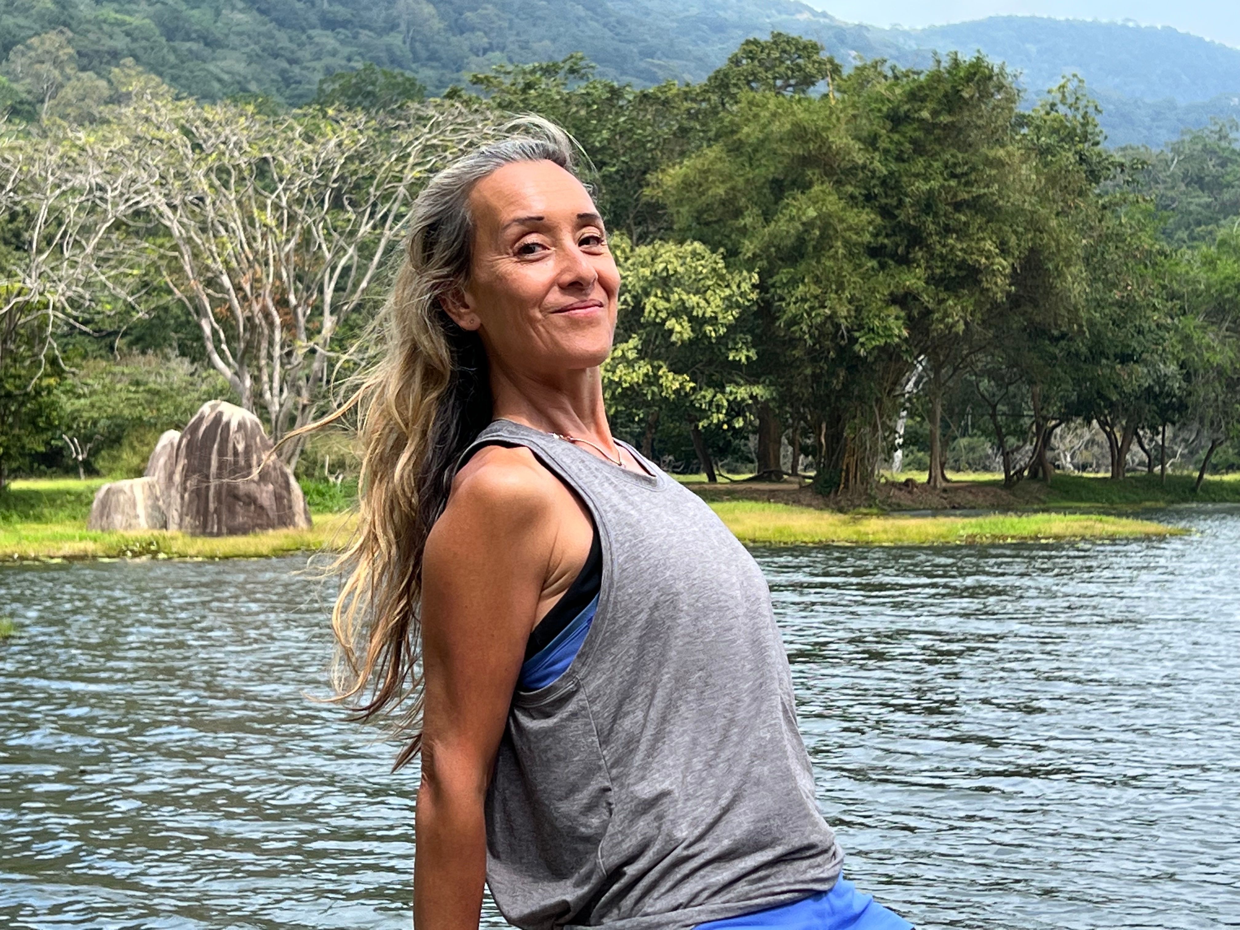 Flo Lam-Clark at Ulpotha Yoga Retreat