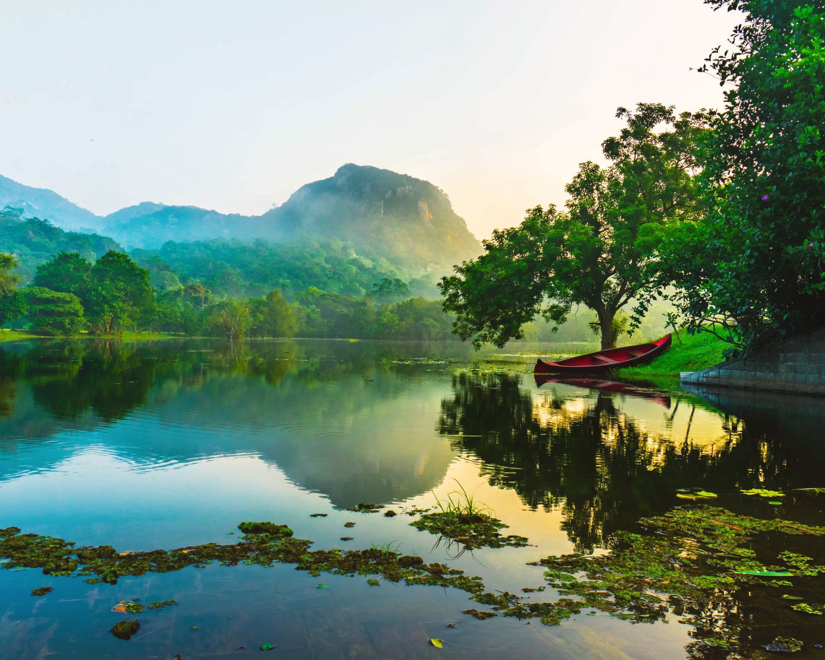 The Lake or 'tank' at Ulpotha