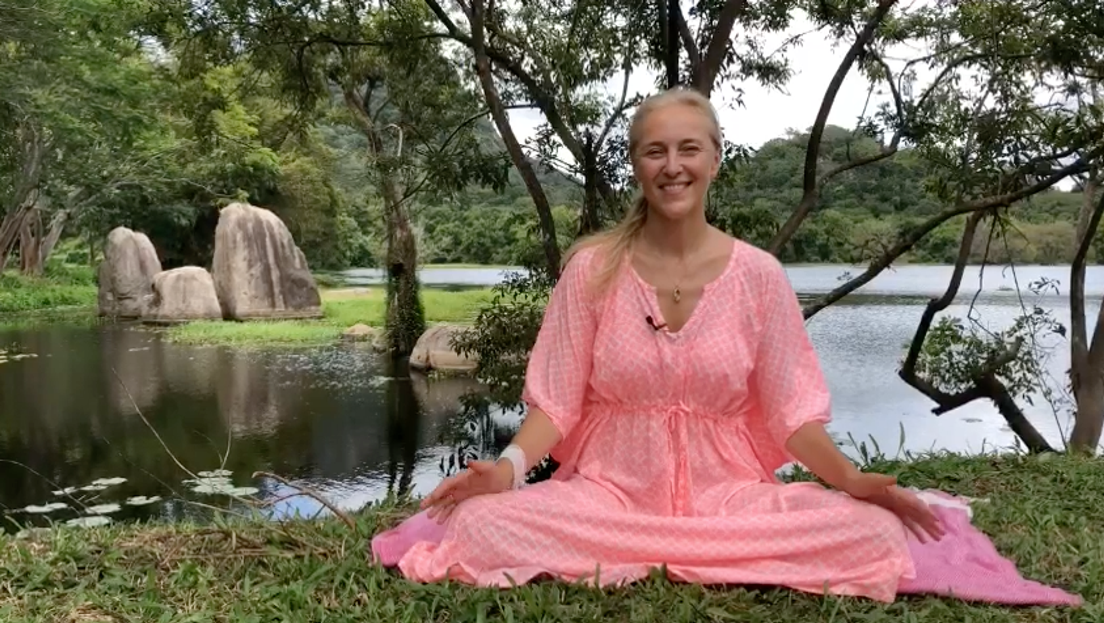 Lila Christine in Ulpotha Yoga Retreat