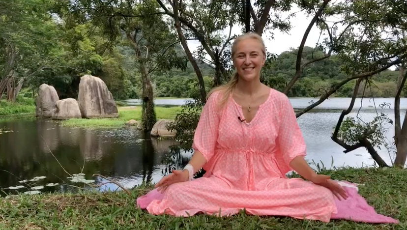 Lila Christine in Ulpotha Yoga Retreat