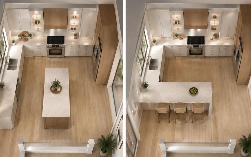 Kitchen Island vs. Peninsula: Which Works for Your Home?