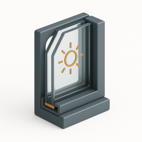 Energy Efficient, 3D illustration