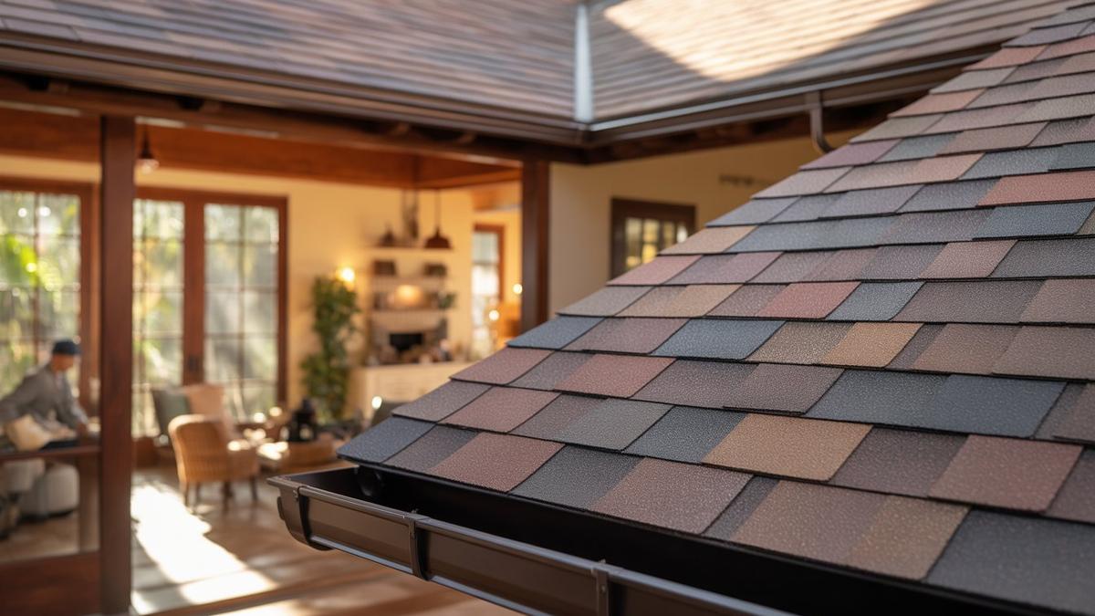 New asphalt shingle roof on a Tampa Bay home