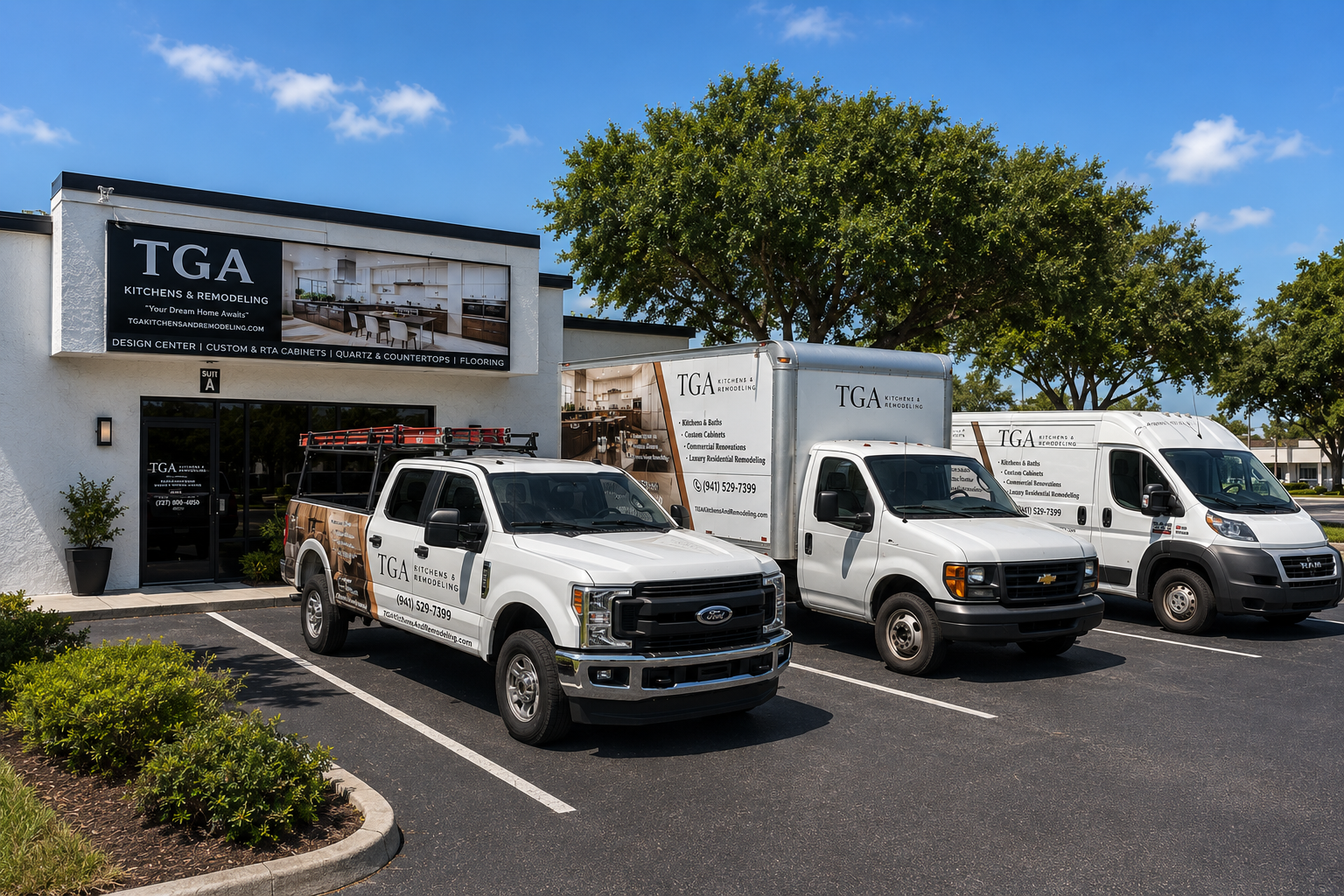 TGA showroom exterior photo