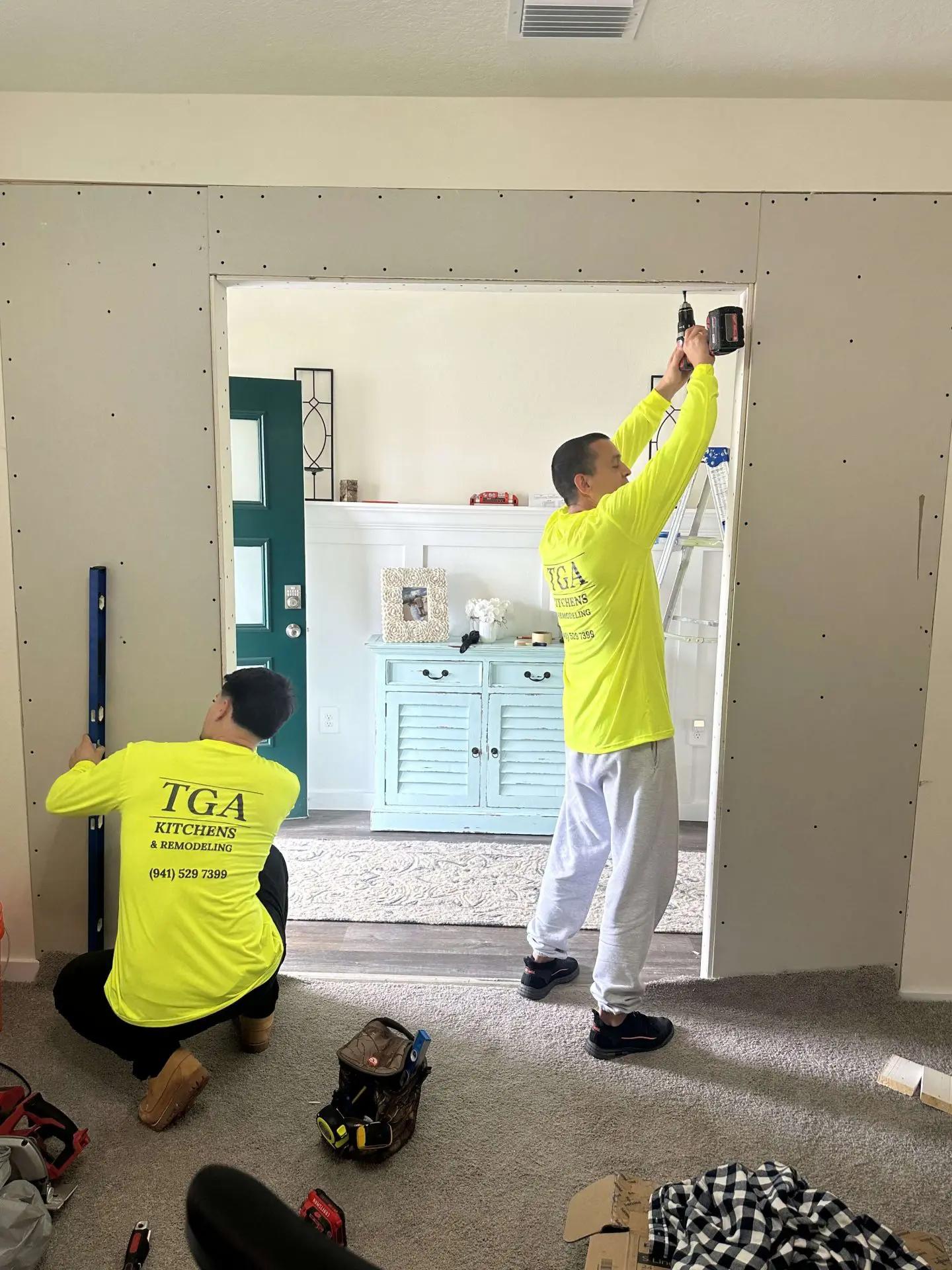 TGA Kitchens & Remodeling Contractors Working