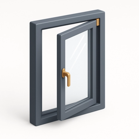 Casement Windows, 3D illustration