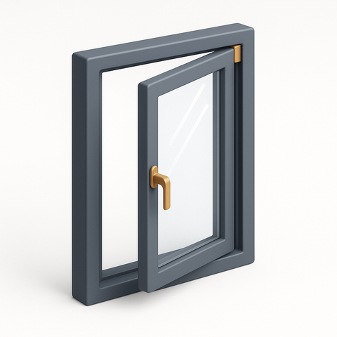 Casement Windows, 3D illustration