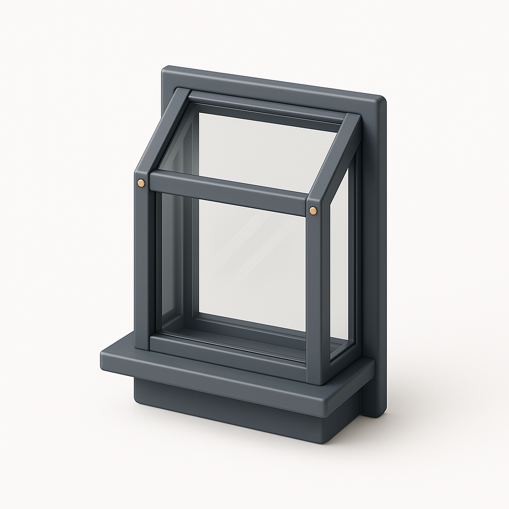 Garden Windows, 3D illustration