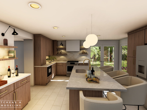 Sophisticated and Elegant-Style Kitchen and Batroom