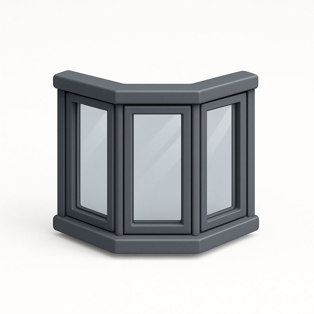 Bay Windows, 3D illustration