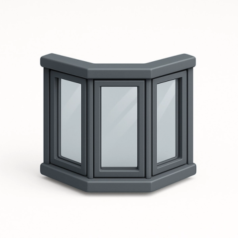 Bay Windows, 3D illustration