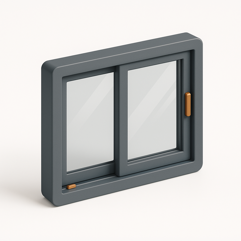 Slider Windows, 3D illustration