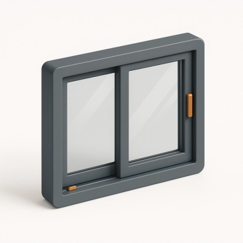 Slider Windows, 3D illustration