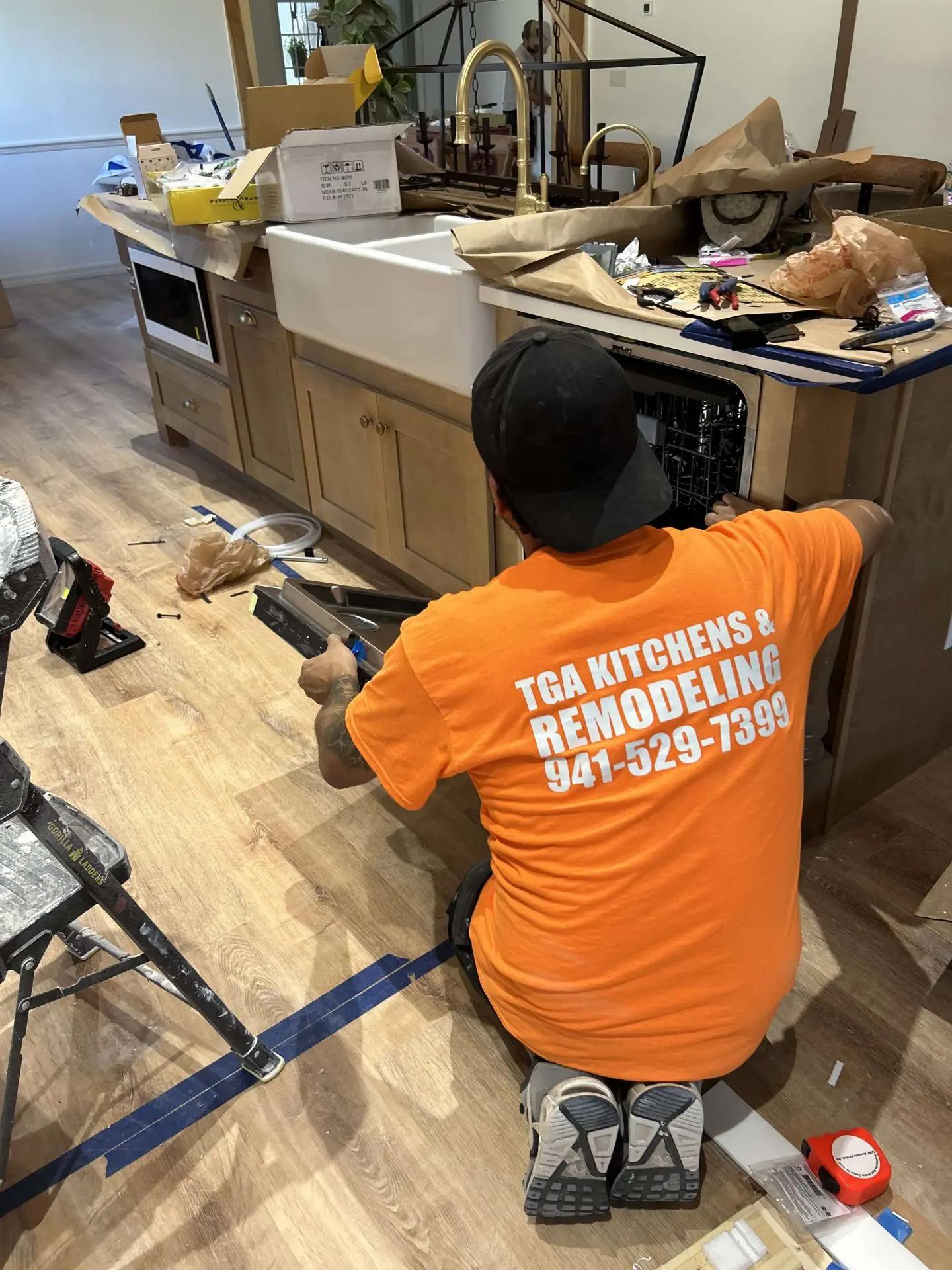 TGA Kitchens & Remodeling Contractors Working
