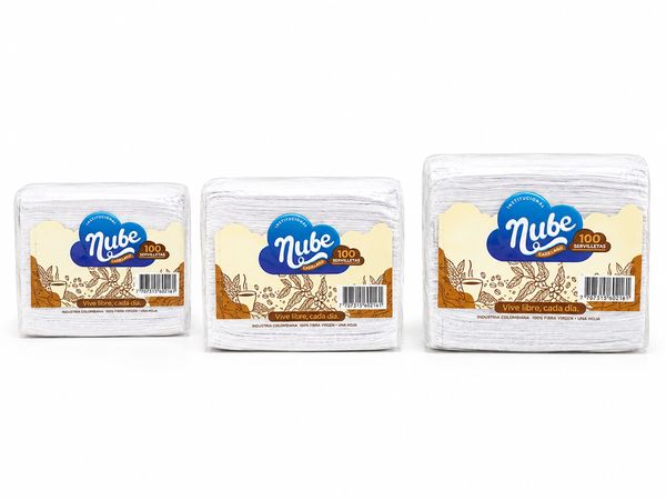 Servilletas institucionales Nube tipo cafetera x 100 unidades