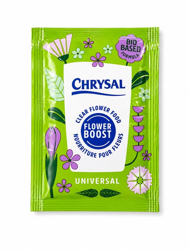 Sobre Chrysal Clear Flower Food Flower Boost Universal