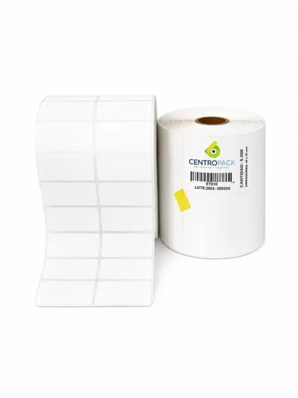 Etiqueta 5x2.5 cm core pequeño