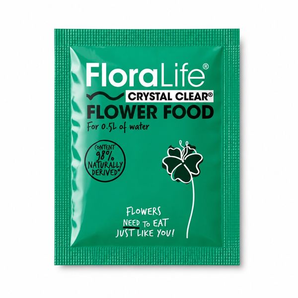 Sobre FloraLife Crystal Clear Flower Food para 0.5 L de agua