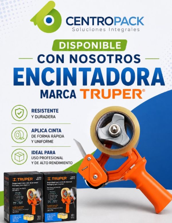 Dispensador de cinta de empaque de 2 pulgadas marca Truper